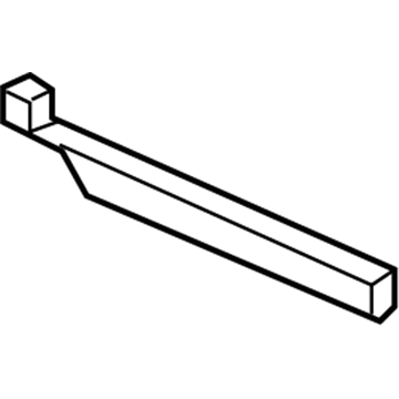 Nissan 85228-3LM0A Bracket-Rear Bumper Side RH