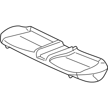 Honda 82132-S1G-A02 Pad & Frame, Rear Seat Cushion