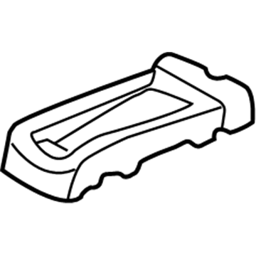 Honda 82138-ST7-A11ZC Garnish, RR. Seat Cushion Center *NH178L* (EXCEL CHARCOAL)