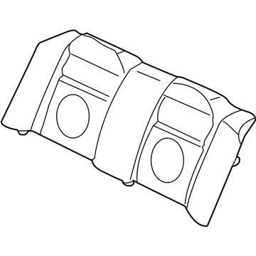 Honda 82122-S1G-A01 Pad & Frame, Rear Seat-Back
