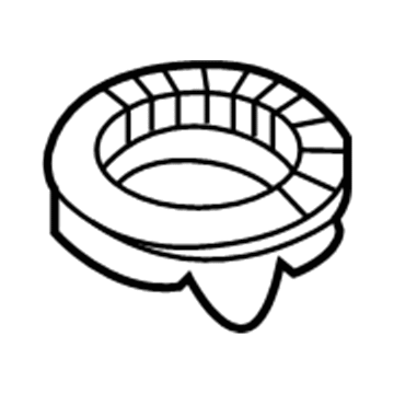 Kia 553313X000 Pad-Rear Spring Upper