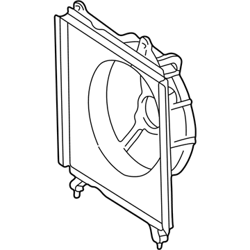 Toyota 16711-74610 Shroud Sub-Assy, Fan