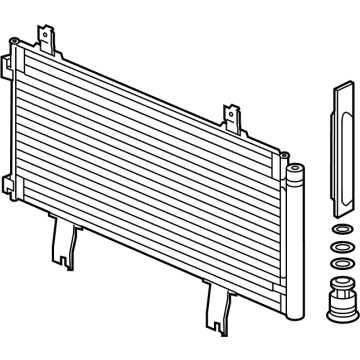Honda 80100-T21-A02 W-CONDENSER ASSY
