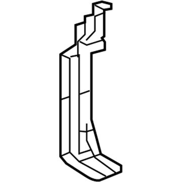 Honda 04601-SLN-A00ZZ Stay Set, Right Front Bulkhead Side