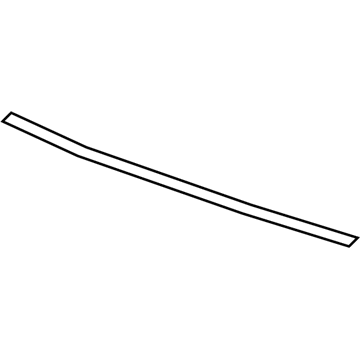 GM 25865605 Weatherstrip, Hood Rear *Black