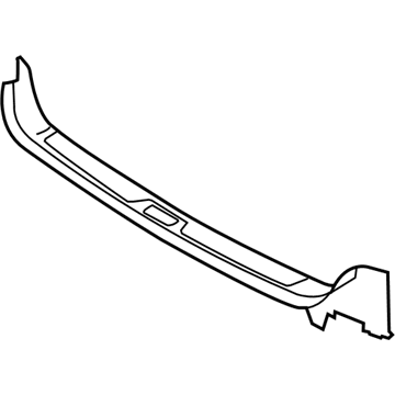 BMW 51-47-9-135-295 Luggage Compartment Sill Trim