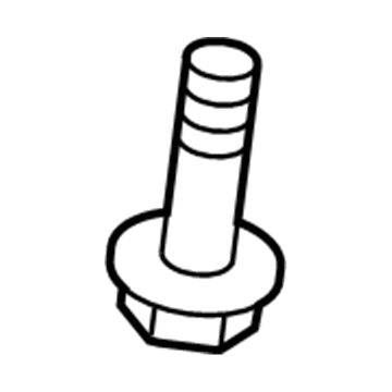 Mopar 6510880AA Bolt-HEXAGON FLANGE Head