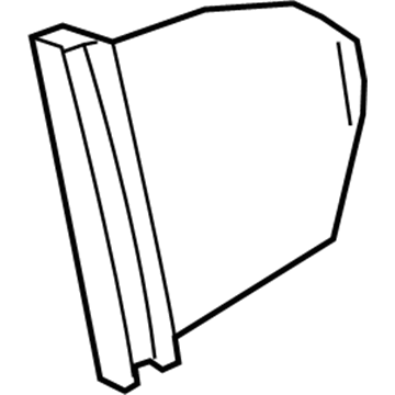 BMW 51-35-7-385-393 Roller Sun Screen, Triangular Window Left