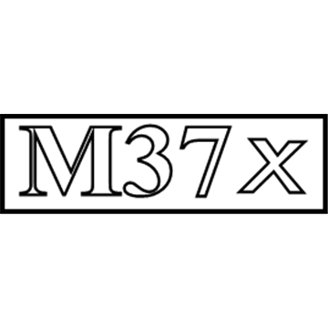 Infiniti 84896-1MD0A Trunk Lid Emblem