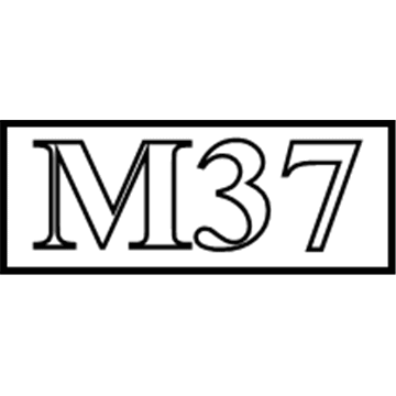 Infiniti 84896-1MA0A Trunk Lid Emblem
