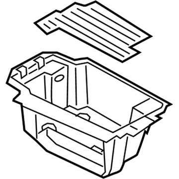 BMW 51-16-9-330-670 CENTER ARMREST TRAY