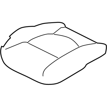 Kia 881601M600AF1 Front Seat Cushion Driver Covering