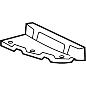 Kia 8681338500 Guard-Front Wheel Center Piece