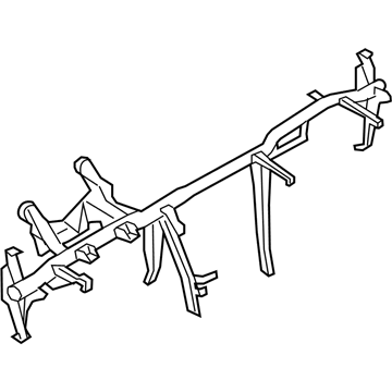 BMW 51-45-9-216-171 Supporting Tube, Instrument Panel