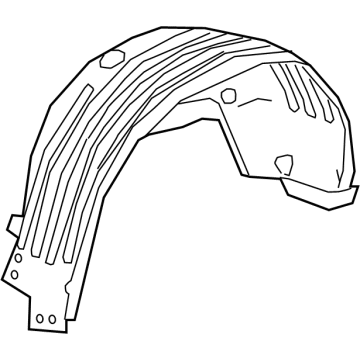 Honda 74551-T6Z-A00 Cover, R. RR. Fender