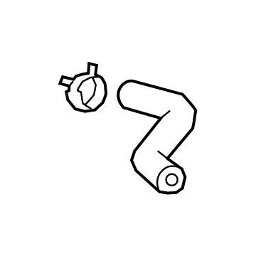 Honda 46673-TXM-A02 HOSE B, RESERVOIR TAN