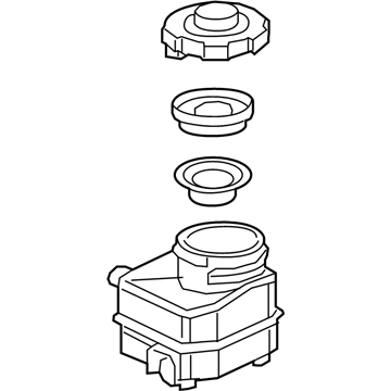 Honda 46661-TXM-A00 Set, Reservoir Complete