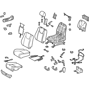 Lexus 71100-48G80-B6 Seat Assembly
