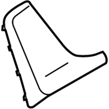 BMW 51-12-8-065-377 Trim, Air Duct, Side Panel, Left