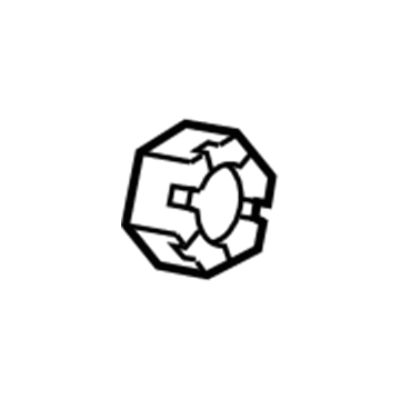 Mopar 6105190AA Lock Nut-HEXAGON FLANGE Lock
