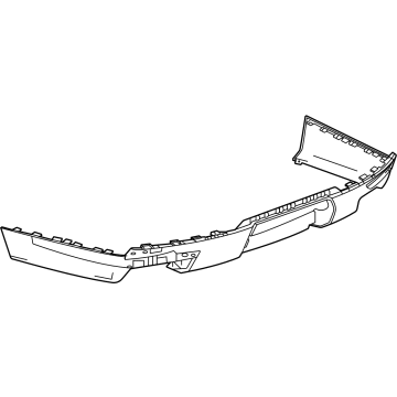 GM 84733667 FASCIA ASM-RR BPR LWR *BLACK