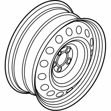 Ford NZ6Z-1015-A WHEEL ASY