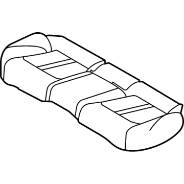 Hyundai 89160-L5010-VSA Covering Assembly-RR Seat Cushion