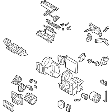Nissan 27210-JM01A Blower Assembly-Air Conditioner