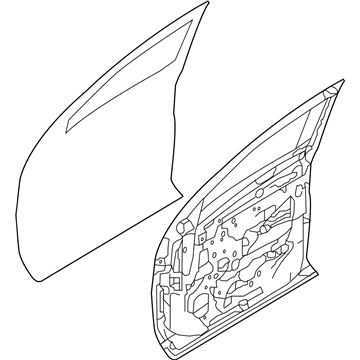 Nissan 80100-9FV0B Door Assy-Front, RH