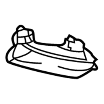 Nissan 62278-3YW0A FINISHER Front Bumper