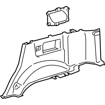 Lexus 62510-60A80-A0 Panel Assembly, Quarter