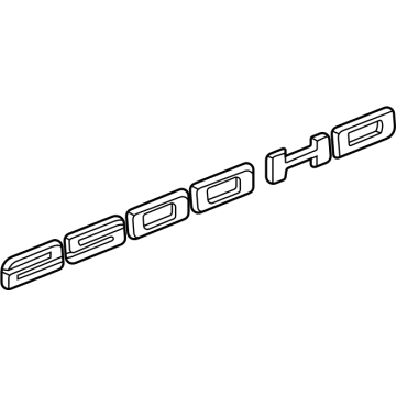 GM 84358804 Nameplate
