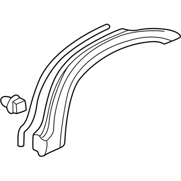 Honda 74410-S9A-010 Protector, R. RR. Wheel Arch