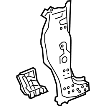 GM 84379882 Hinge Pillar Reinforcement