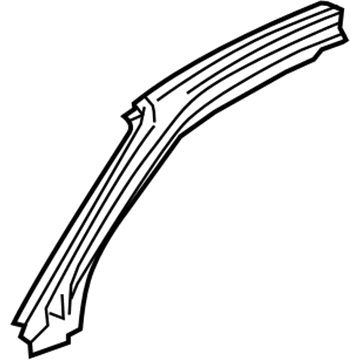 GM 22904244 Weatherstrip Pillar Reinforcement