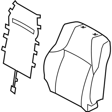 Lexus 71074-60A61-A4 Front Seat Cover Sub-Assembly