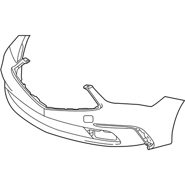 Acura 04711-TY2-A61ZZ Face Assembly, Front Bumper (Dot)