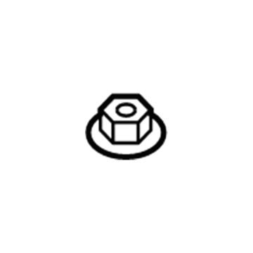 Honda 90365-STX-A00 Nut, Castle (14MM)