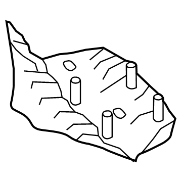 BMW 33-30-6-895-223 AERO COVER PANEL, REAR LEFT