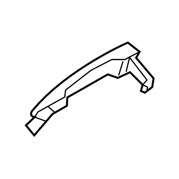 Hyundai 82651-B1020 Handle Assembly Door Outside