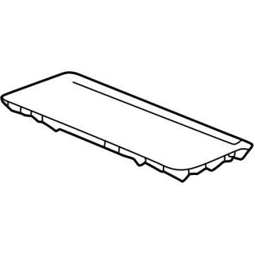 GM 84857148 LINER-F/FLR CNSL CTR COMPT *BLACK