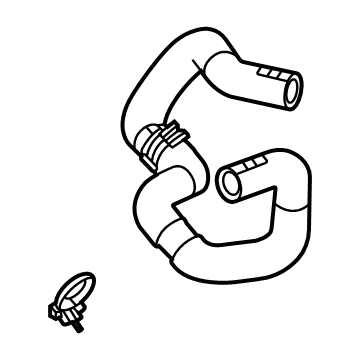 GM 85510518 HOSE ASM-AUX RAD INL
