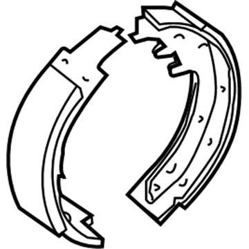 Nissan D4060-CA01A Shoe Set-Parking Brake