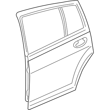 Mopar 5074162AG Door-Rear