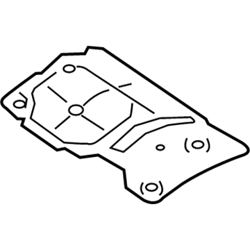 Nissan 74815-4BA0A Cover-Front Under, LH