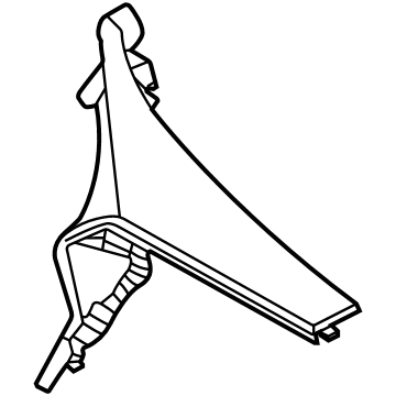 BMW 51-46-8-079-363 TRIM COVER, BELT SLOT, ALCAN