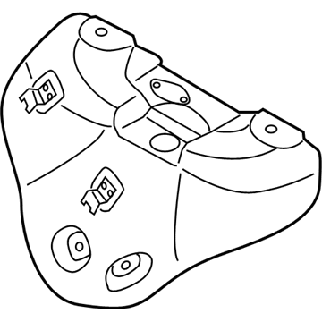 Kia 285252G020 Protector-Heat Upper