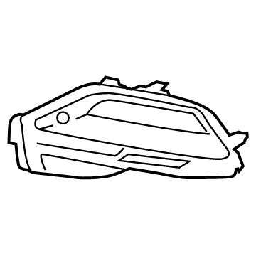 BMW 51-11-8-099-731 Cover, Fog Lamp, Left