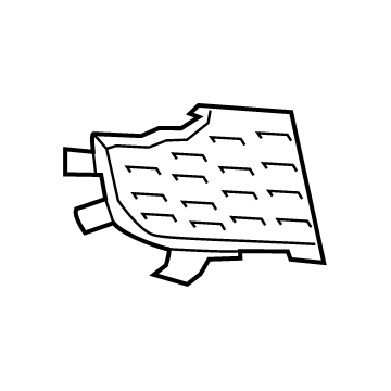 BMW 51-11-5-A1E-051 COVER PANEL FOR AIR INLET LE