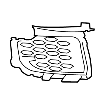 BMW 51-11-8-069-209 Grill, Side, Open, Left